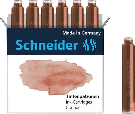 Produktbild Schneider Tintenpatrone Callissima 6 Stück, Cognac (Braun, 6 Stk.)