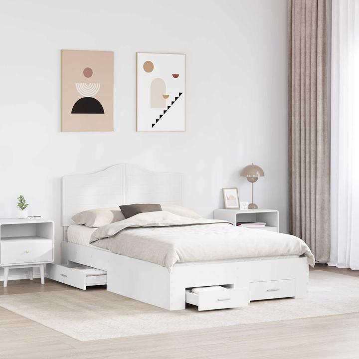 Image du produit vidaXL Moderner Bettrahmen (135 x 190 cm)
