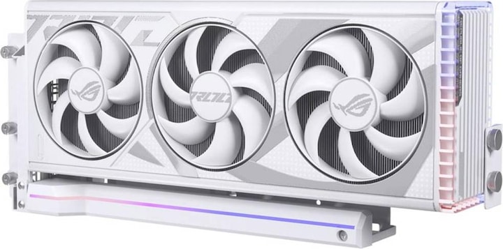 Productafbeelding Phanteks Premium verticale GPU-beugel + PCIe 4.0 x 16 Riser-kabel, DRGB - 220 mm, wit