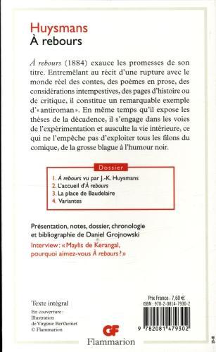 Immagine prodotto G.F. Garden A rebours (Francese, Huysmans Joris-Karl, 2019)