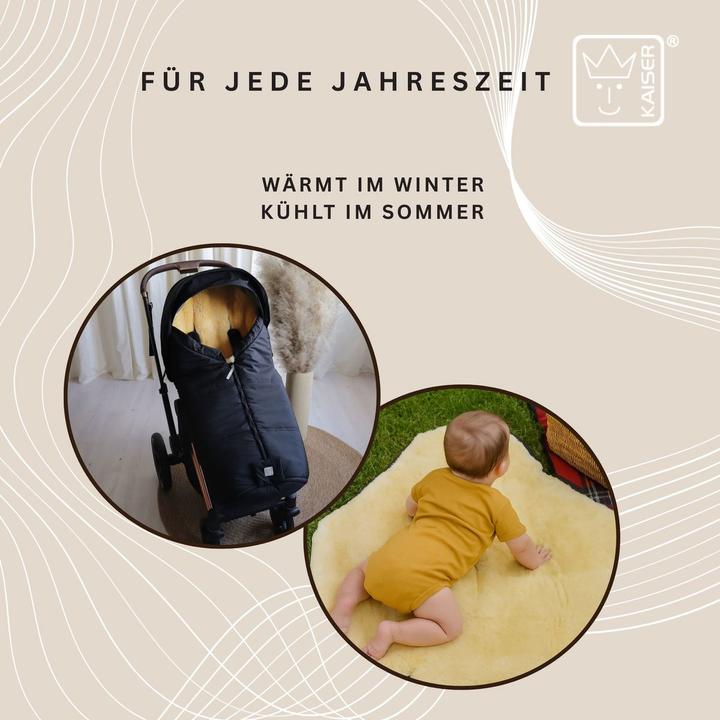 Image du produit Kaiser Baby Kaiser Lammfell Fusssack Iglu 2.0, black