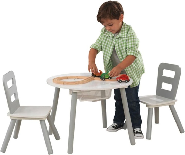 Image du produit KidKraft Table ronde avec 2 chaises (Groupe de sièges pour enfants)