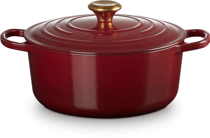 Actual product image Le Creuset Signature Roaster round 26cm rhone (21177269494441) (26 cm, Casserole + Stewpot, Cast iron)