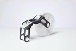 Produktbild Brother MC-FA1WH DirectLabel Textilband weiss 15 mm Weiss Tape Creator 50 mm (1.50 cm, Weiss)