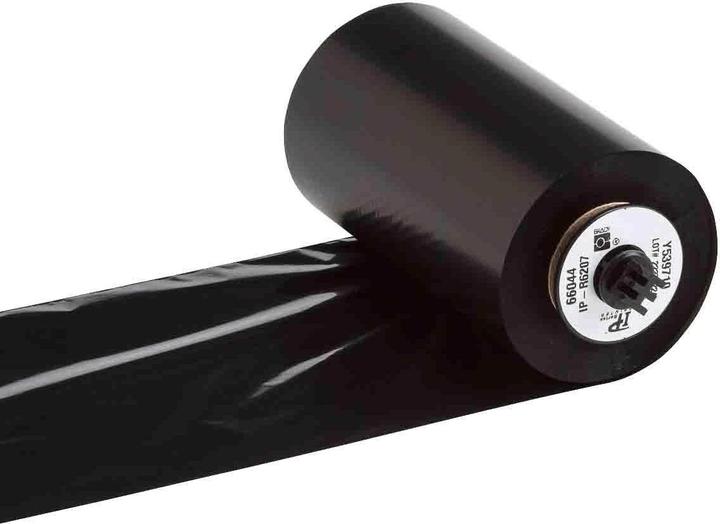 Actual product image Brady IP-R-6207, resin ribbon, black, 110.00 mm x 300.00 m, f. IP printer (11 cm, Black)