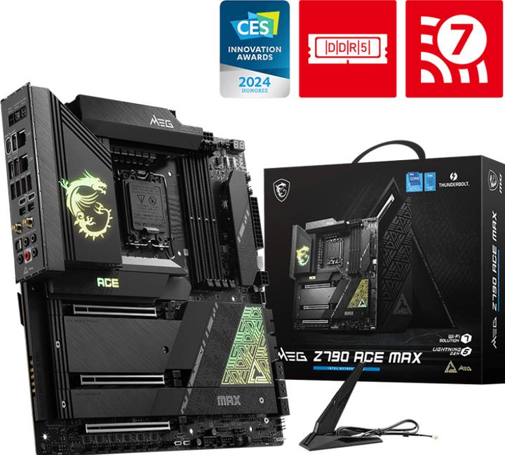 Immagine prodotto MSI MEG Z790 ACE MAX Z790 (LGA 1700, Intel Z790, E-ATX)