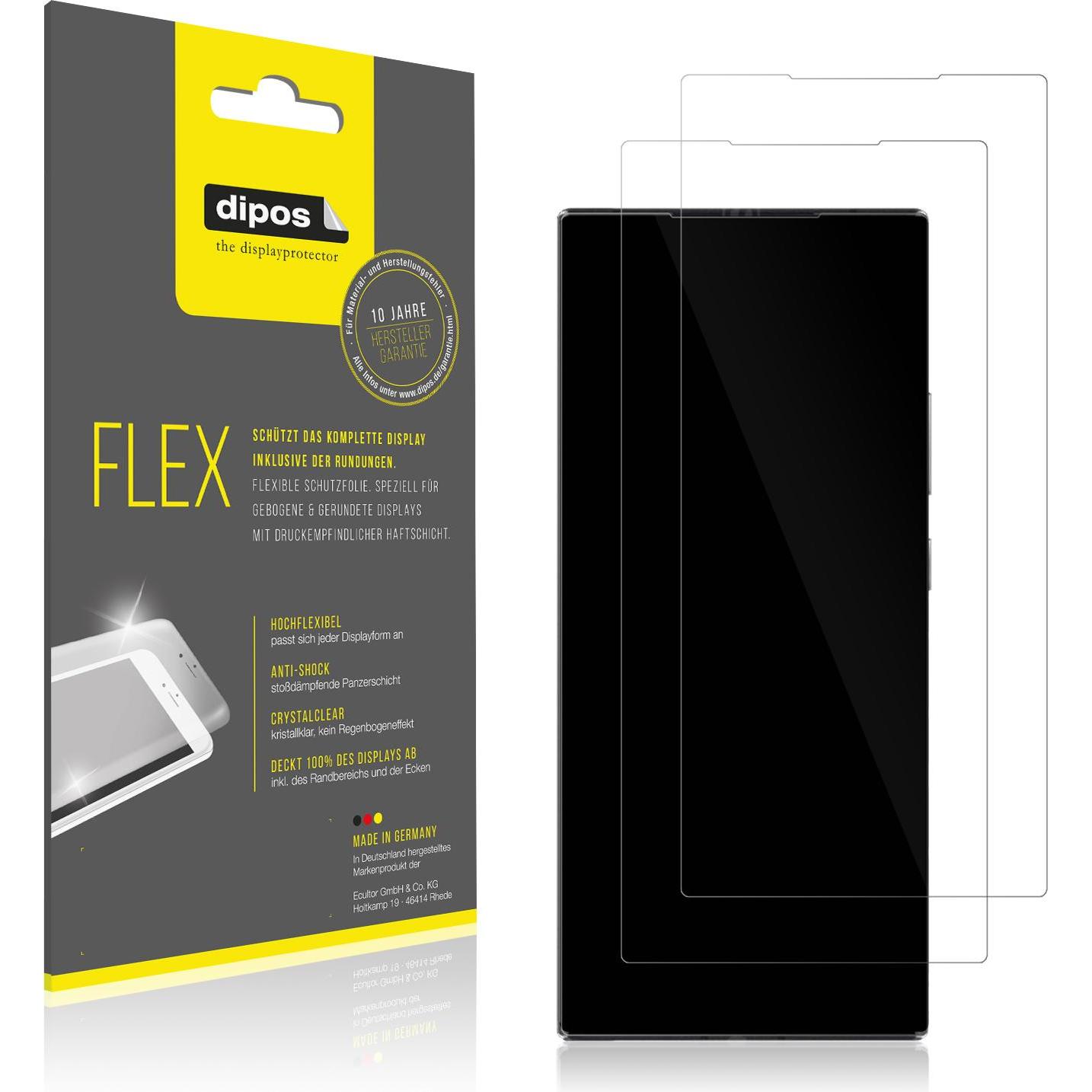 Dipos Displayschutzfolie Full-Cover 3D (1 Stück, ZTE Axon 40 Ultra), Smartphone Schutzfolie, Transparent