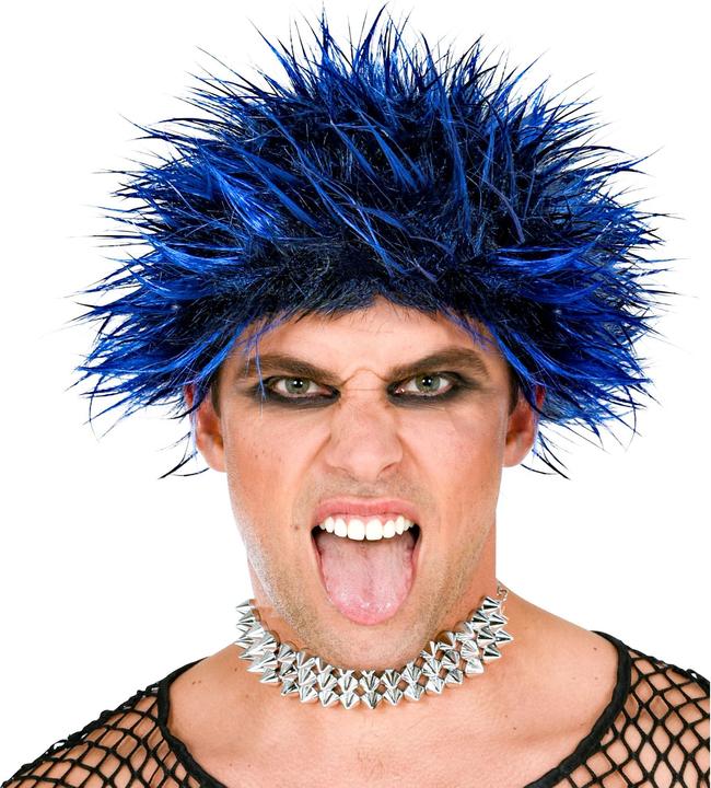 Immagine prodotto Widmann Parrucca Punk capelli blu