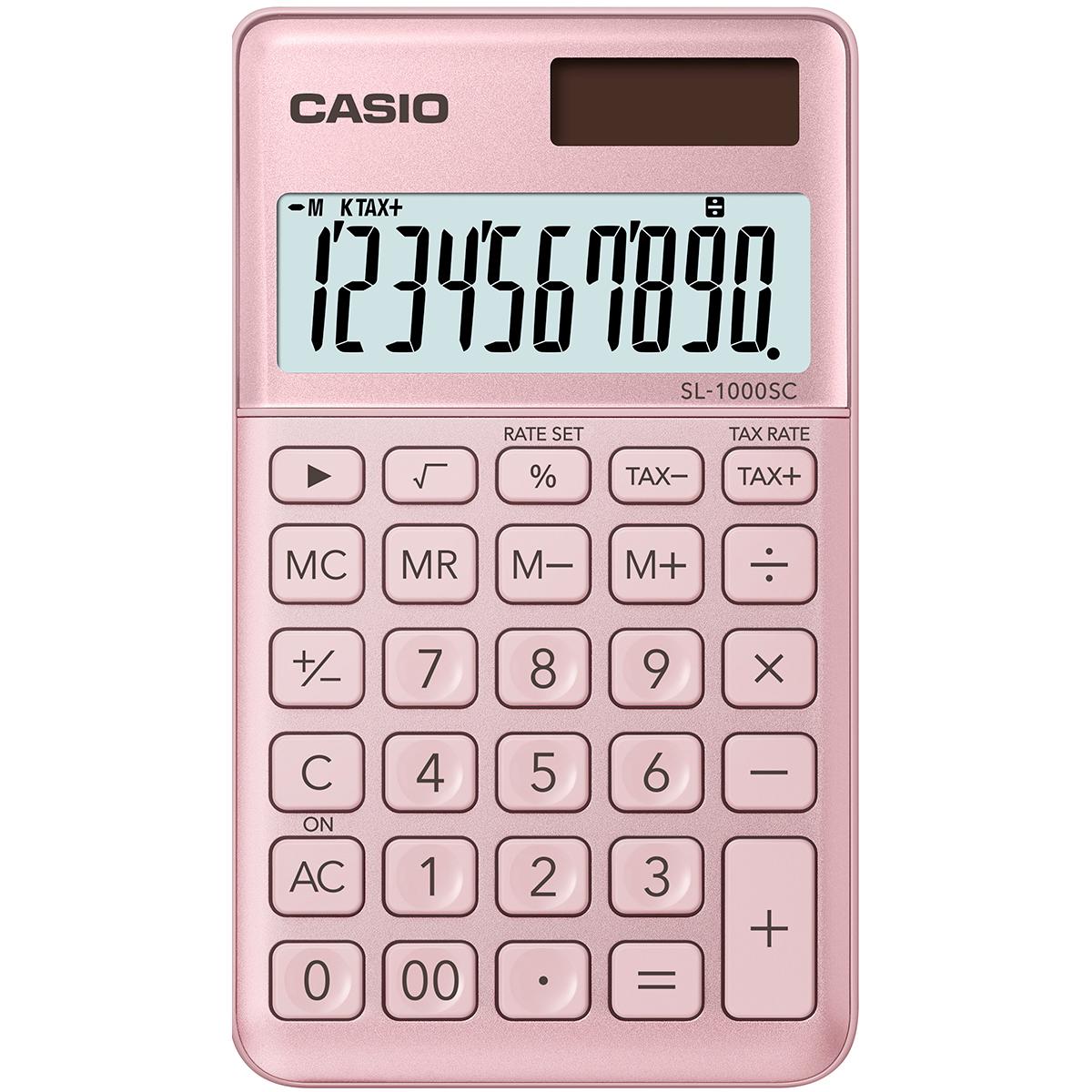 Casio, Taschenrechner, Sl-1000sc (Batterien, Solarzellen)