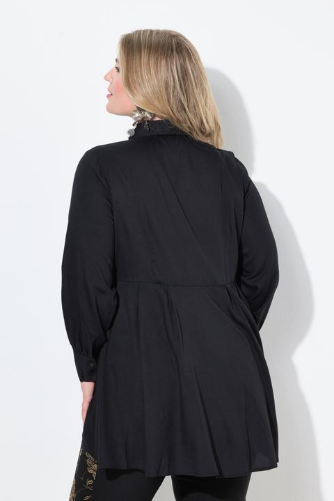 Produktbild Miamoda Bluse, A-Linie, Quernaht mit Zierfalten, gerundeter Saum (48)