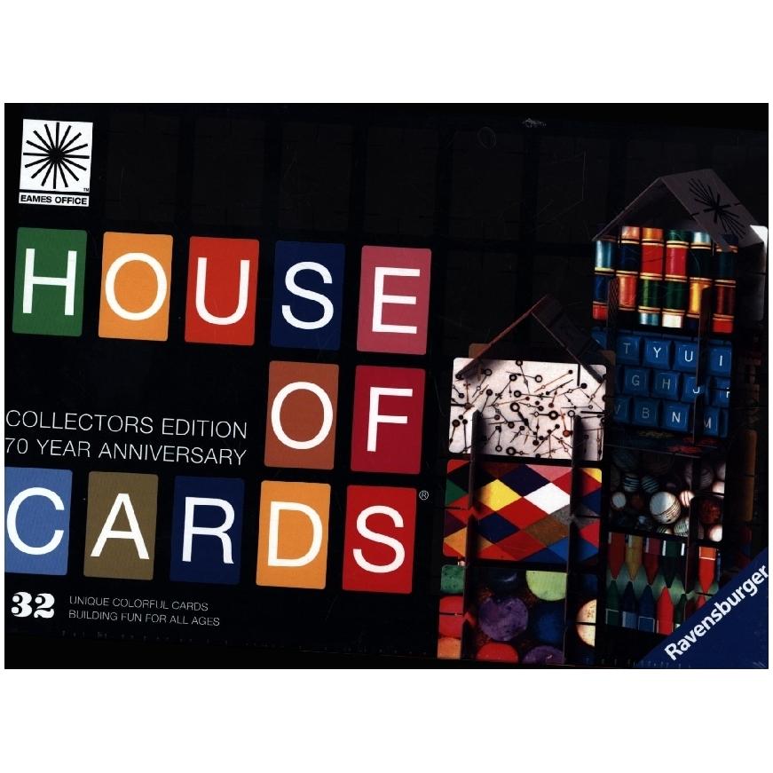Ravensburger EAMES House of Cards Collectors Edition (Deutsch, Französisch, Portugiesisch, Italienisch, Niederländisch, ...