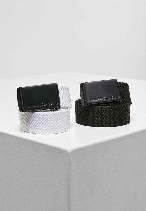 Produktbild Urban Classics Canvas Belt Kids 2-Pack (One Size)