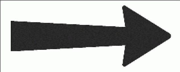 Actual product image BRW Direction indicator sign 5.07