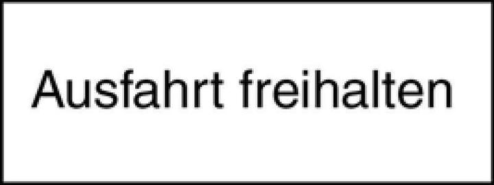 Produktbild BRW Zusatztafel Ausfahrt freihalten 10.004