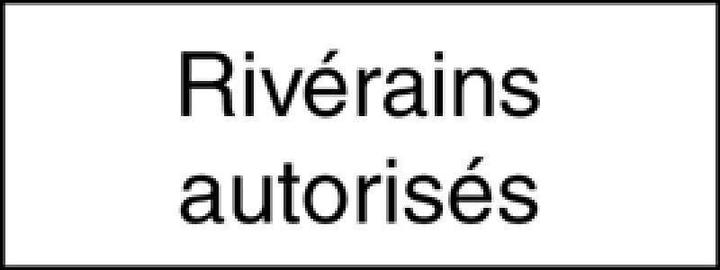 Actual product image BRW Panel Riverains autorisés 10.261