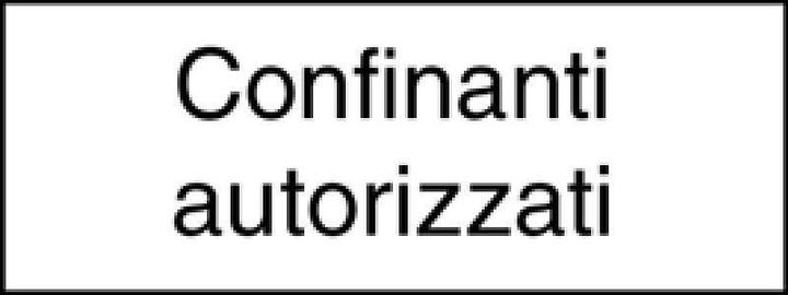 BRW Plaque supplémentaire Confinanti autorizzati 10.311