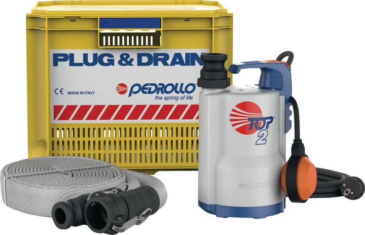 Pedrollo Tauchpumpen Set PLUG & DRAIN (Durchlaufpumpe)