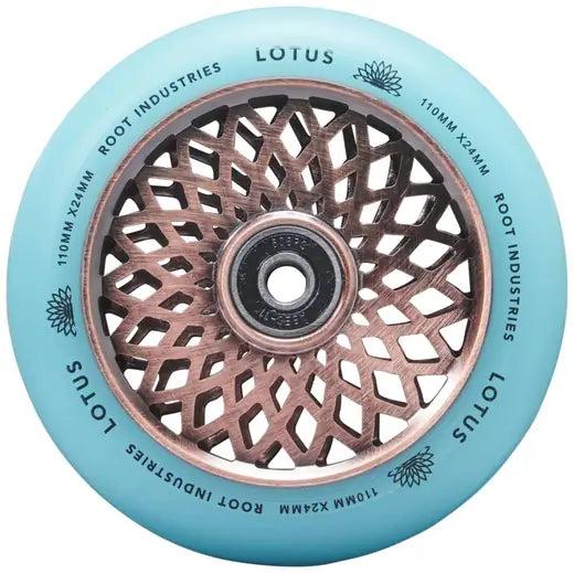 Root Industries Root Lotus Pro Scooter Wheels110mm - Copper/Isotope (24mm)