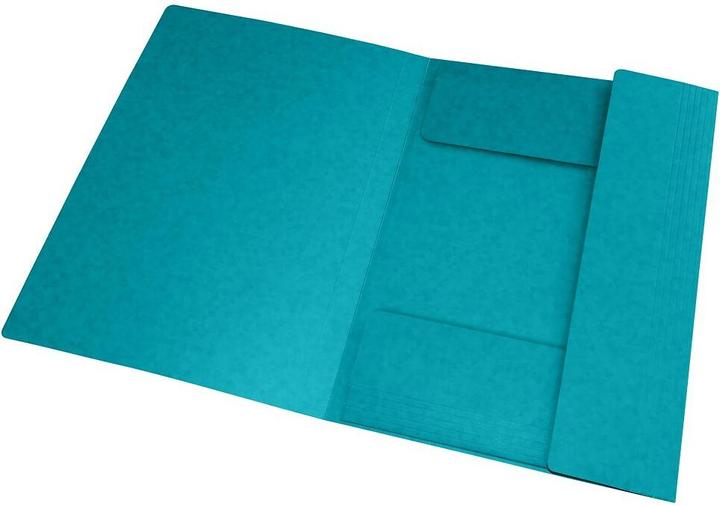 Produktbild Oxford Eckspannermappe Top File+, DIN A4, aqua (A4)
