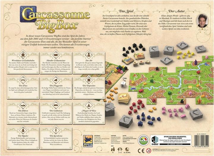 Actual product image Hans im Glück Carcassonne Big Box (German)