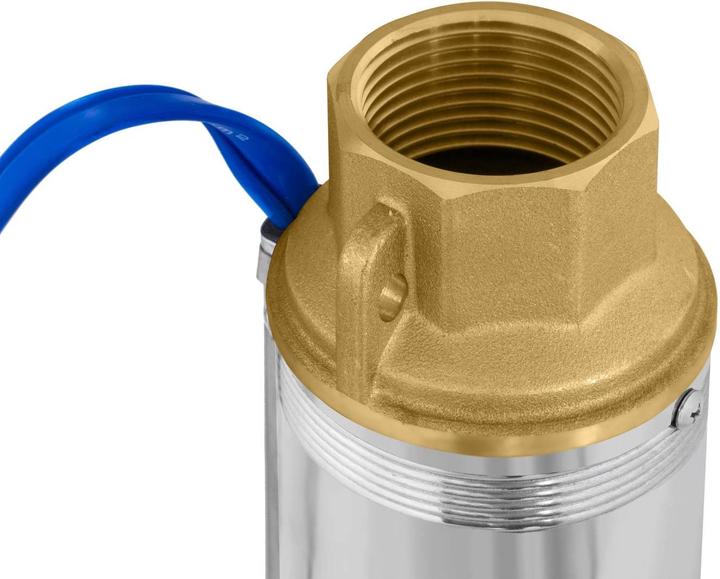 Produktbild MSW Brunnenpumpe Tauchpumpe Tiefbrunnenpumpe Wasserpumpe Gartenpumpe 370W Edelstahl (Klarwasserpumpe)