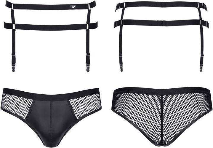 Produktbild Regnes Fetish Planet Herren Strapsgürtel mit Slip (L)