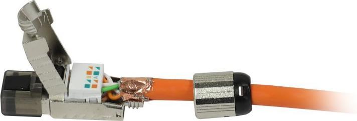 Actual product image Synergy 21 TP connector TP, field-wireable, CAT8,1 Class I RJ45, tool-free, Synergy 2 (Network cable plug)