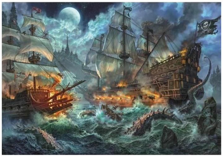 Actual product image Clementoni Pirates Battle (6000 pieces)
