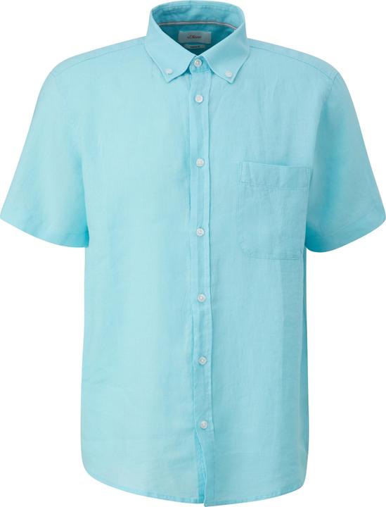 Produktbild s.Oliver Hemd Kurzarmhemd aus Leinen (XL)