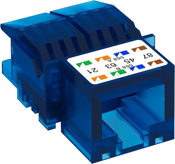 Actual product image OBO Bettermann Connection module CAT 6 unshielded 6117341 (CAT6)
