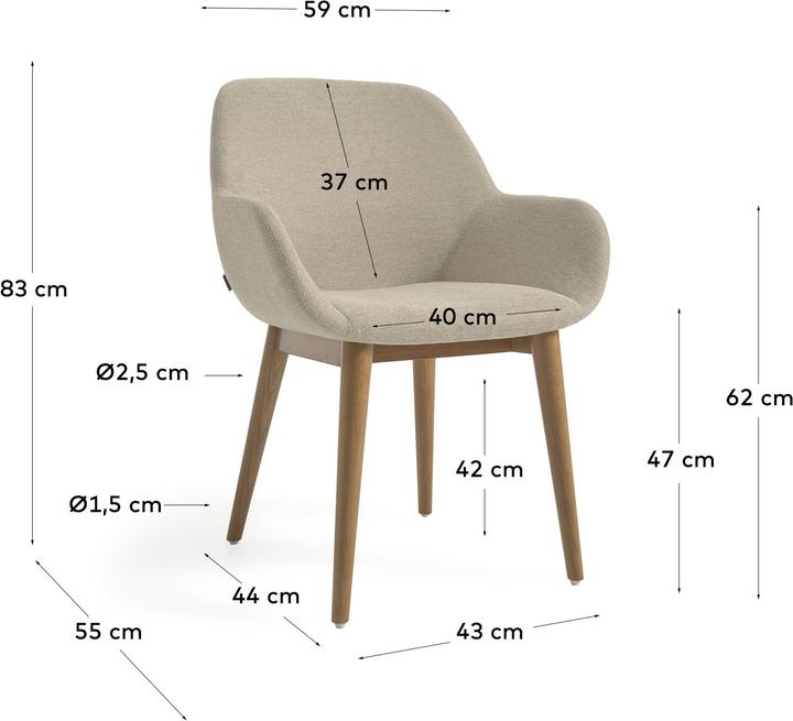 Actual product image Kave Home Konna
