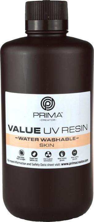 Actual product image Prima Creator PrimaCreator Value Water Washable UV Resin - 1000 ml - Skin (Orange)