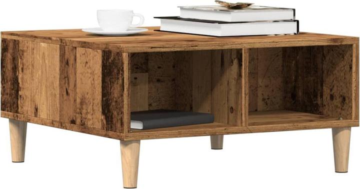 Immagine prodotto vidaXL Couchtisch Altholz-Optik 60x60x30 cm Holzwerkstoff (60 x 60 x 30 cm)