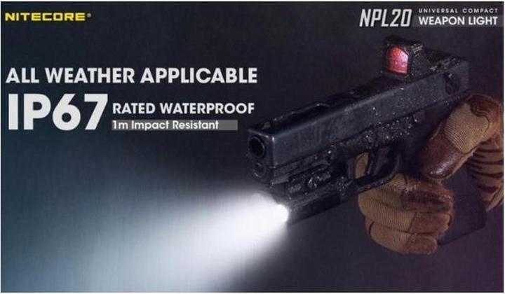 Actual product image Nitecore Weapon light NPL20 460 lm (6.45 cm, 460 lm)