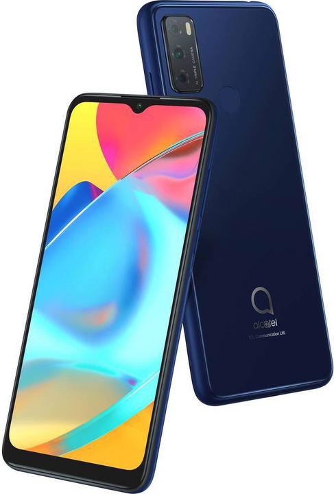 Actual product image Alcatel SIM phone 3L (2021) (64 GB, Blue, 6.52", Hybrid Dual SIM, 48 Mpx, 4G)