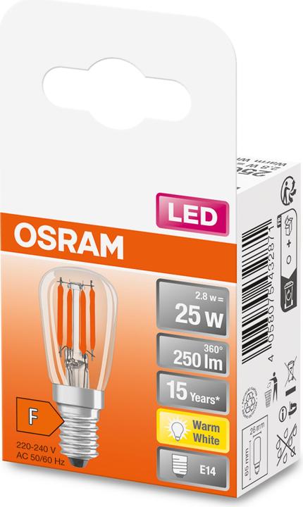 Produktbild Osram Special T26 (E14, 2.80 W, 250 lm, 1 x, F)