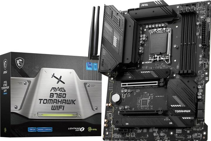 Image du produit MSI MAG B760 TOMAHAWK WIFI (LGA 1700, Intel B760, ATX)