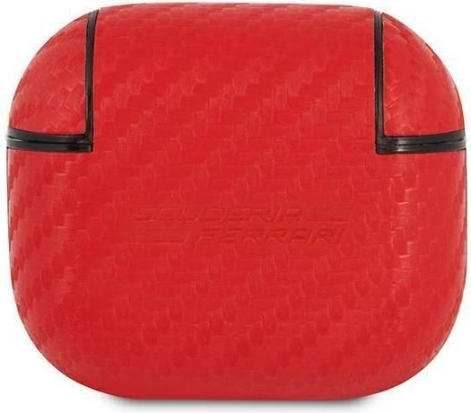 Produktbild Ferrari FESA3CARE AirPods 3 cover czerwony/red On Track PU Carbon (Kopfhörer Tasche)