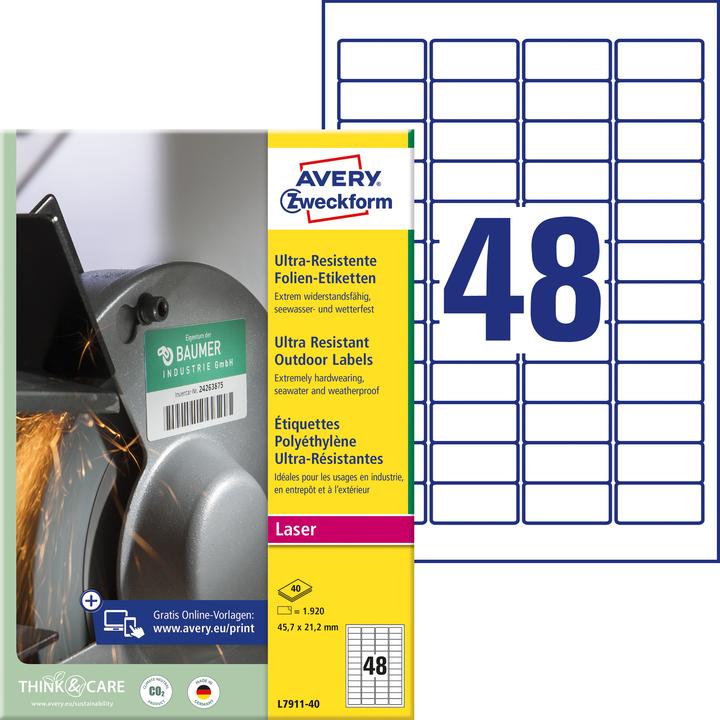 Productafbeelding Avery Doelvorm Ultra-Resistente Etiketten