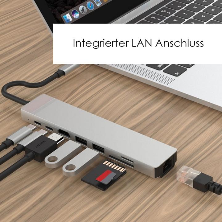 Produktbild Ueli Express 8 in 1 USB-C Dock (USB-C, 8 Ports)