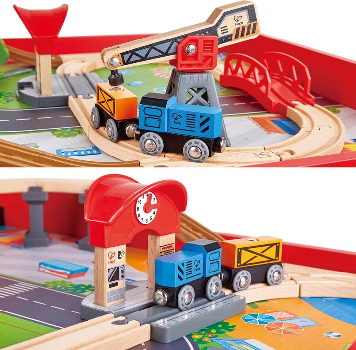 Actual product image Hape Hinged railroad table