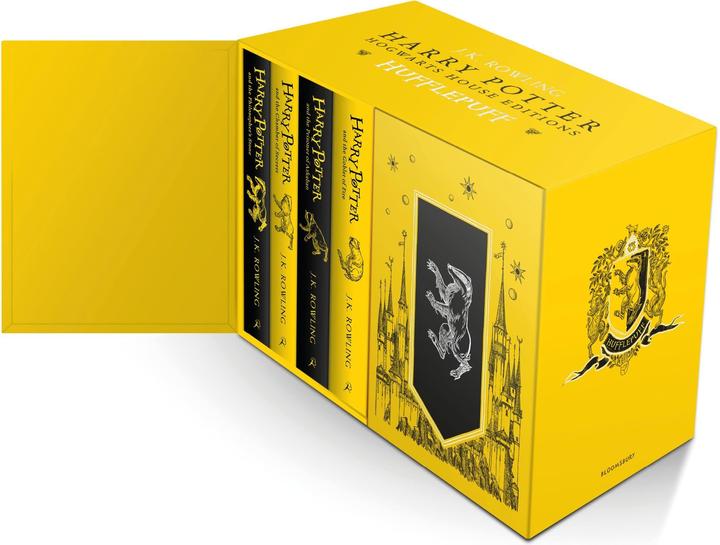 Harry Potter Hufflepuff House Editions Hardback Box Set (Anglais, J.K. Rowling, 2021)