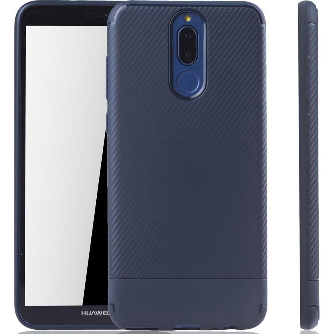 König Design Huawei Mate 10 Lite Hülle Case Handy Cover Schutz Tasche Schutzhülle Bumper Blau (Huawei Mate 10 Lite), Sma...