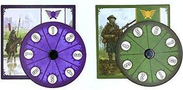 Actual product image Ghenos Games Scythe - Power Dials 4 (Albion and Togawa)