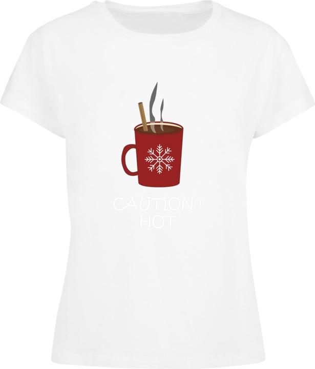 Actual product image Merchcode Ladies Caution Hot Box Tee - 118267 (5XL)