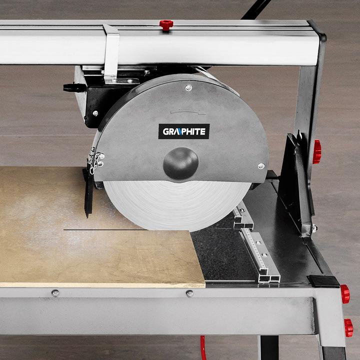 Produktbild Graphite 1500 W Glasurschneidemaschine, 250 x 25, 1230 x 460 Tischgrösse, 1200 mm Flüssigkeitsintervall