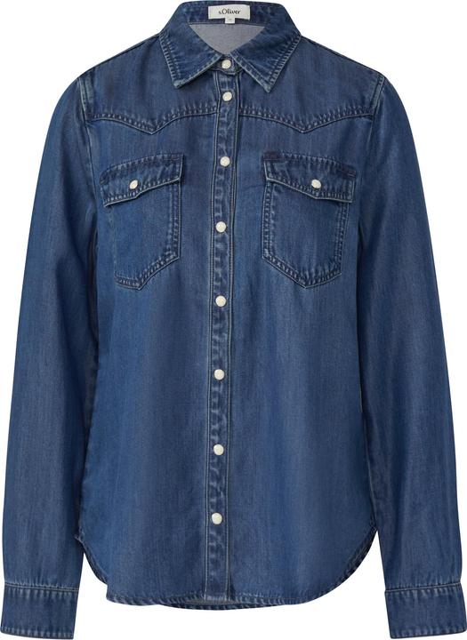 Immagine prodotto s.Oliver Bluse Denimshirt mit seidigem Touch (34)