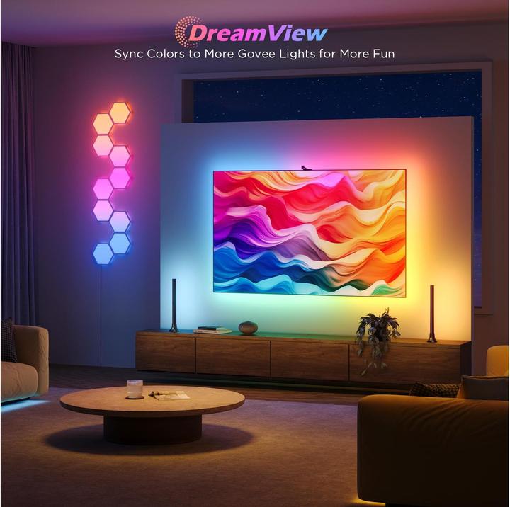 Actual product image Govee Envisual TV Backlight (Warm white, RGBIC, 360 cm, Indoor)