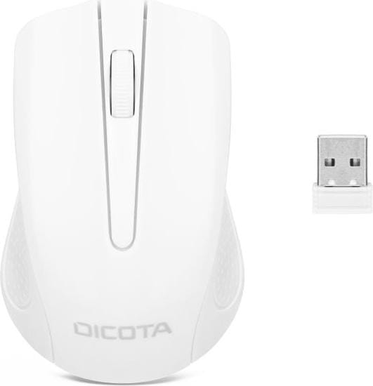 Produktbild Dicota Wireless Mouse Comfort White, Wireless Mouse (Kabellos)
