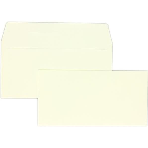Blanke, Briefumschlag, Briefumschläge DINlang 120g/qm haftklebend VE=500 Stück vanille (110 x 220 mm, 500 x)